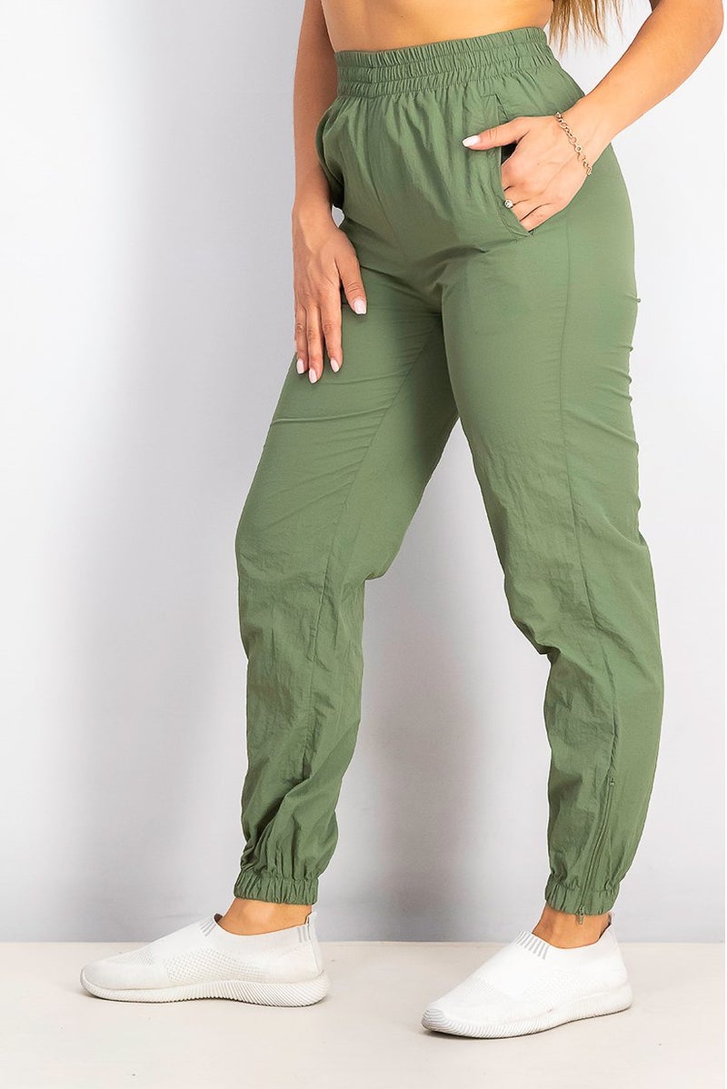 XOXO Women Sportswear Fit Training Pants, Olive - Image 3